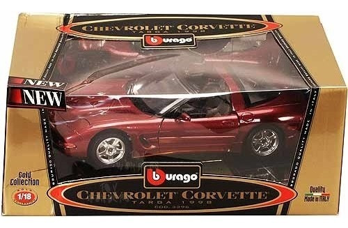 Chevrolet Corvette 1:18 Burago Vip C Auto Escala Colección