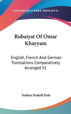 Libro Rubaiyat Of Omar Khayyam: English, French And Germa...