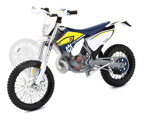 Miniatura Moto Husqvarna Fe 501 Azul Maisto 1/12