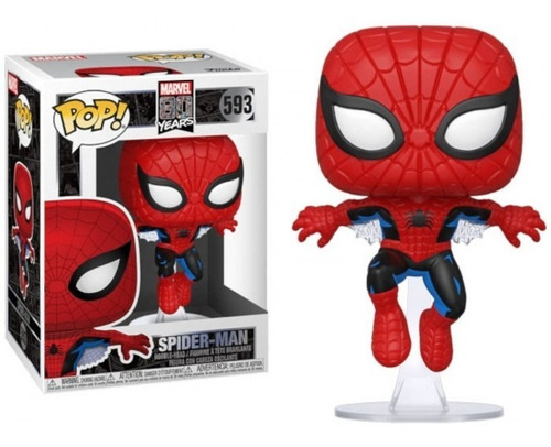Boneco Funko Pop Spider Man 80 Anos - First Appearance #593