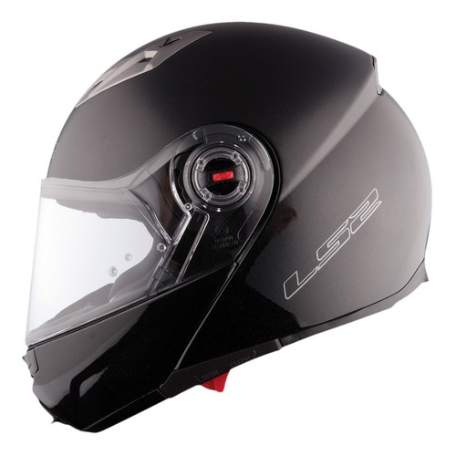 Casco Moto Ls2 Ff370 Abatible Negro Matte