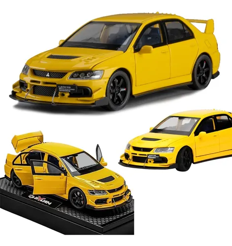 Mx Initial D Mitsubishi Lancer Evolution Miniatura Metal