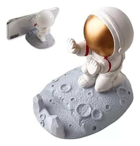 Soporte Para Celular De Astronauta Para Escritorio Mesa