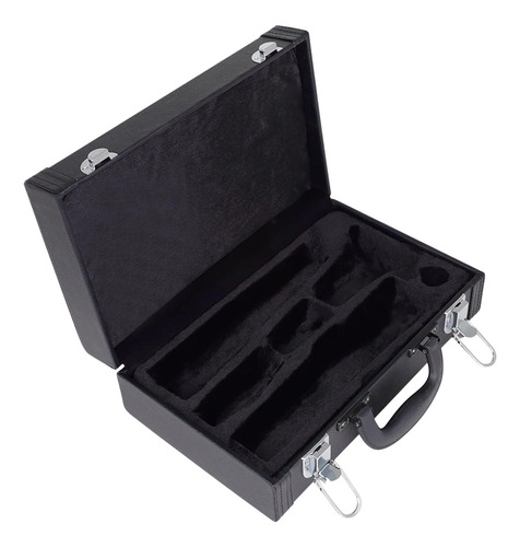 Tubo Negro Portable Clarinete Caso Anti-choque Clarinete