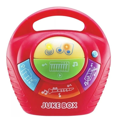 Juke Box Ok Baby Caja Musical Bebe Luz Sonido ELG Okbb0244