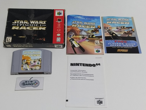 Cartucho Star Wars Racer - Original Completo - Nintendo 64