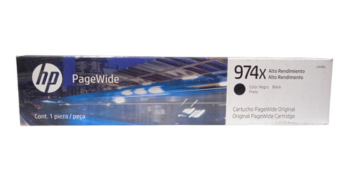 Cartucho Hp 974x Negro Impresora Pagewide 452/ 477/ 552/577