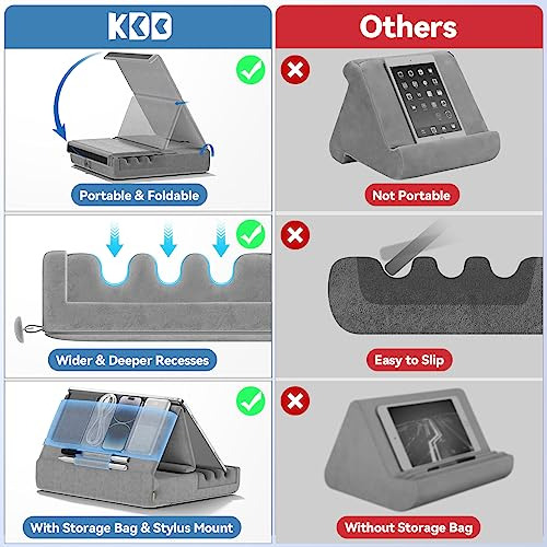Tablet Pillow Holder Para iPad Pro Galaxy Tab E-reader iPad