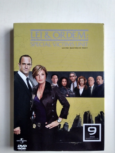 Dvd Lei & Ordem Unidade De Vítimas Especiais Nona Temporada