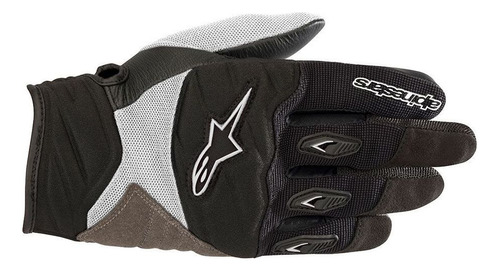 Guantes Alpinestars Stella Shore para mujer, negro, gris y blanco, talla XS