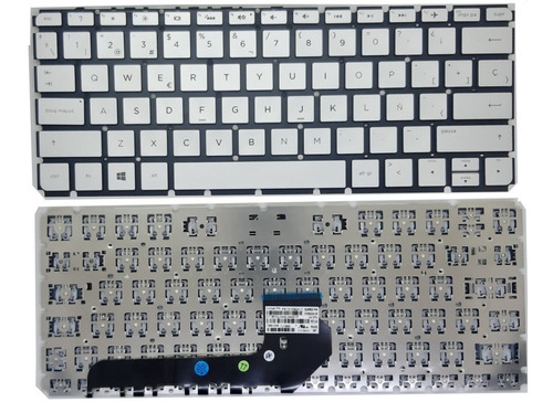 Teclado Plata Para Hp Envy 13-d 13-d001la 13-d002la