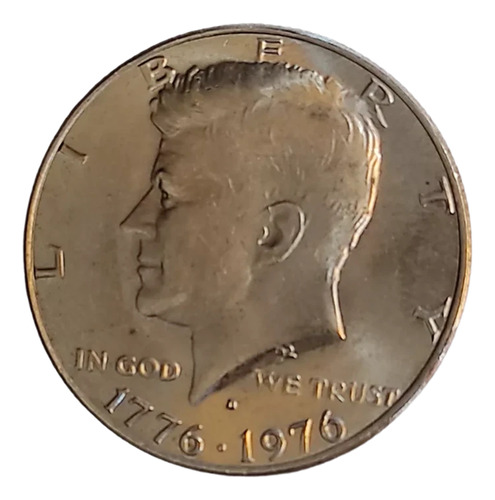 Medio Dólar Eeuu 1976 Kennedy Ni Fecha Moneda De Colección 