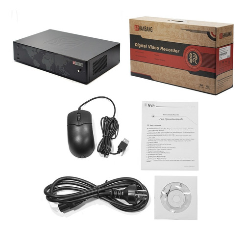 Nvr Ip 24 Canales 5mpx Hanbang (8 Poe - 2 Hdd In)