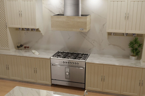 Imagen 7 de 10 de Cocina Gourmet Luxor Gas 900 Multigas 6 Hornallas Acero Inox