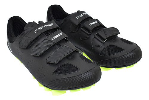 Zapatilla Mtb Metha Cross 40/26cm Negro 3 Abrojos