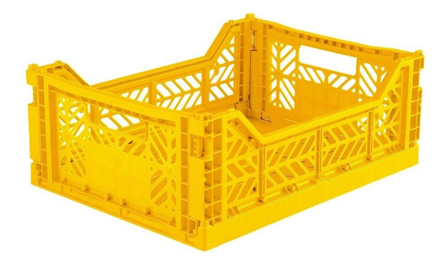 Caja Organizadora Mediana Ay-kasa Original Amarillo