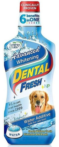 Dental Fresh Advanced Whitening Higiene Bucal Perro 503ml Np Sabor Advanced Whitening 503ml Cod:736990000187