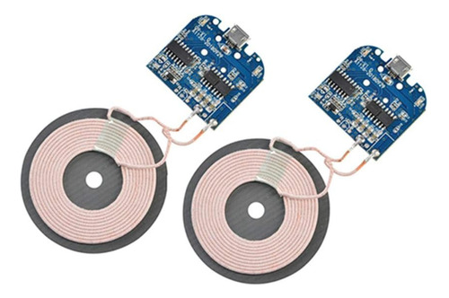 2pcs Qi Wireless Charger Pcba Circuit Board With Coil P...