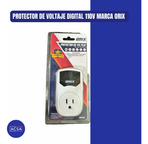 Protector De Voltaje Digital 110v Marca Orix