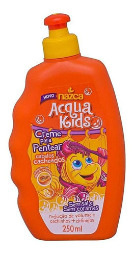 Acqua Kids Creme De Pentear 250ml Cabelos Cacheados
