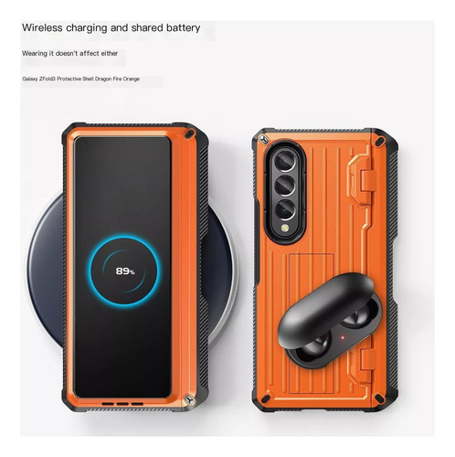 Funda De Teléfono Con Soporte Para Galaxy Z Fold3, 4, 5
