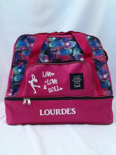 Imagen 7 de 9 de Bolso Cajon P/patin Artistico Estampado (opc Personalizable)