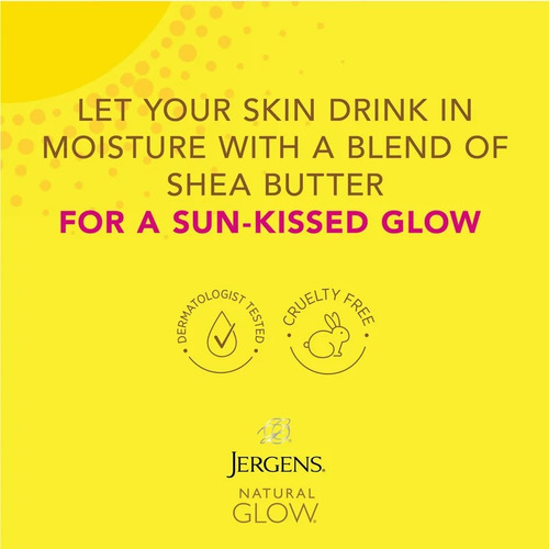 Jergens Humectante Piel Húmeda Natural Glow Medio A Broncead