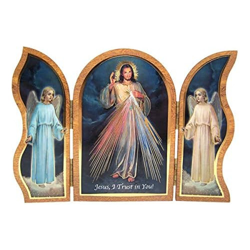 La Divina Misericordia De Jesucristo Tríptico Plegable...