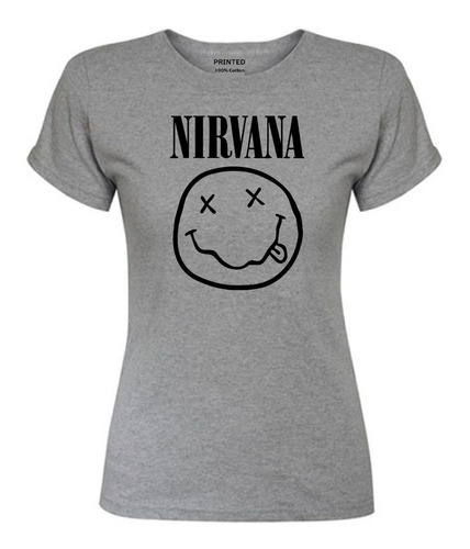 Polera Mujer Estampado Nirvana