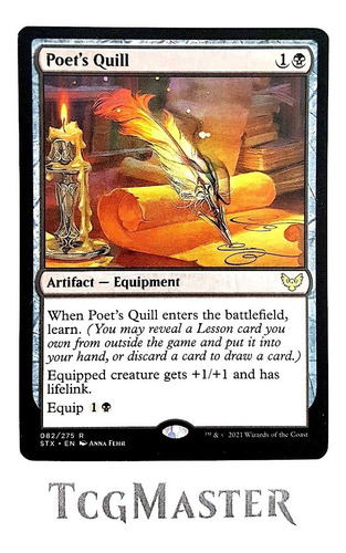 Mtg Magic The Gathering Poet's Quill Stx Rare Tcgmaster