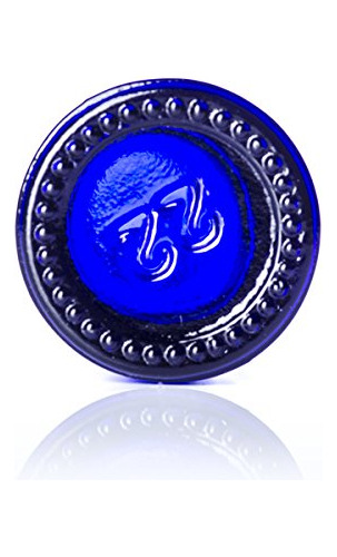 Botellas Enrollables De Vidrio Azul Cobalto Con Rollo De Ace