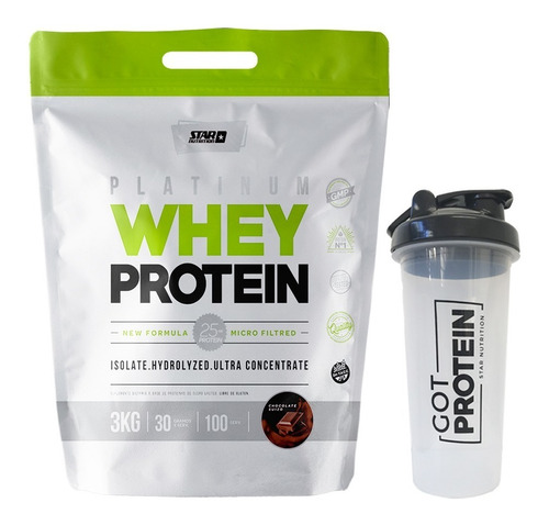 Premium Whey Protein 3 Kg +  Shaker Smart Star Nutrition