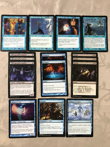 Deck Magos Dimir Controle Destruição Magic The Gathering L75 L75 Inglês E Português (Usado)