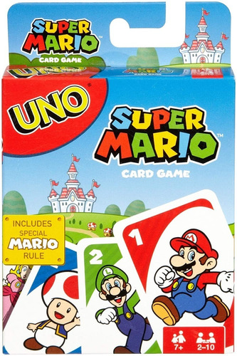 Cartas Uno Super Mario Bros Original Juego De Mesa