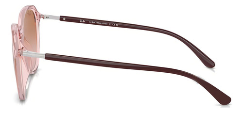 Óculos Ray-ban RB4415L 667213 Feminino Rosa translúcido Arredondado