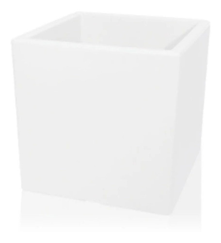 Maceta Luminosa Cubo 25cm Rayun Plástico Deco Iluminacion 