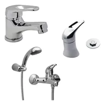Comprar Set Grifería Baño Completo Ducha Lavatorio Bidet Hydros Link