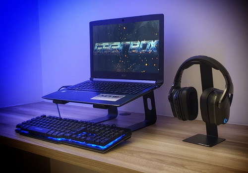 Suporte De Notebook Para Ace Laptop Stand Dj Preto 14 A 17