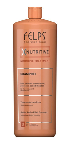 Felps Xnutritive Shampoo De Nutrição Capilar 1000ml