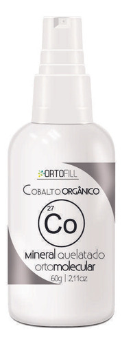 Cobalto Gel Orgânico Mineral Quelatado Ortomolecular