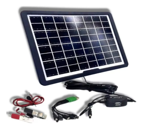 Panel Solar 15w Portátil Puerto Usb Cargador Celular