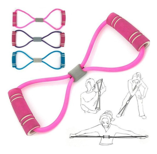 Banda Tubular Tipo 8 De Resistencia Multifuerza / Lhua Store