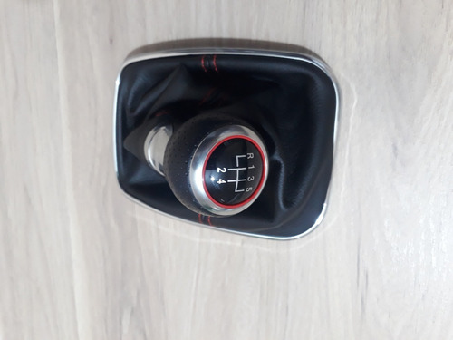 Imagen 4 de 10 de Pomo Palanca Cambios Cofia Costura Roja Golf Bora Mk4 Mk4.5