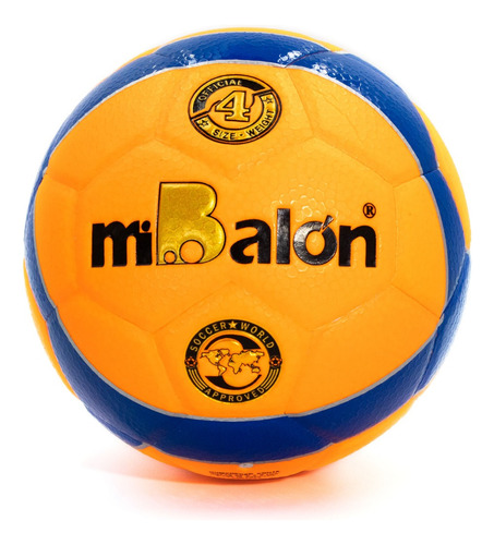 Pelota Walon Mibalón Fútbol Pvc #4 Training Series Naranja