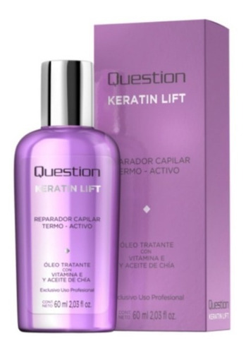 Óleo Keratin Lift X 60 Ml Question Professional