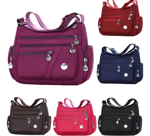 Bandolero Cartera Bolso Damas Mujer Impermeable Nylon