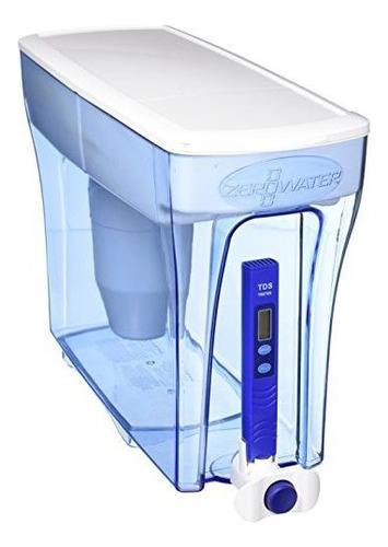 Zerowater 23 + 7 = 30 Copa Dispensador Con Tds Meter Libre