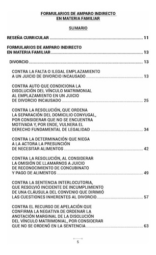 Formularios De Amparo Indirecto En Materia Familiar. Pfa3