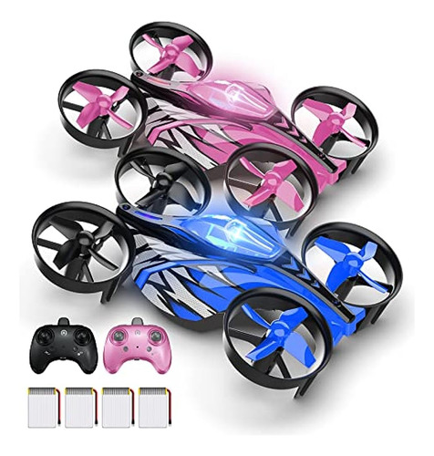 ~? Untei 2 En 1 Mini Drone Para Niños Drone De Control Remot