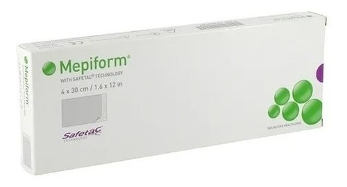 Mölnlycke Curativo De Silicone Mepiform 4x30cm 1 unidade